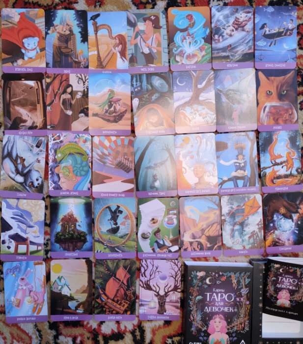 Фотография покупателя товара Карты гадальные "Для девочек", 32 карты, 10+ - Фото 3