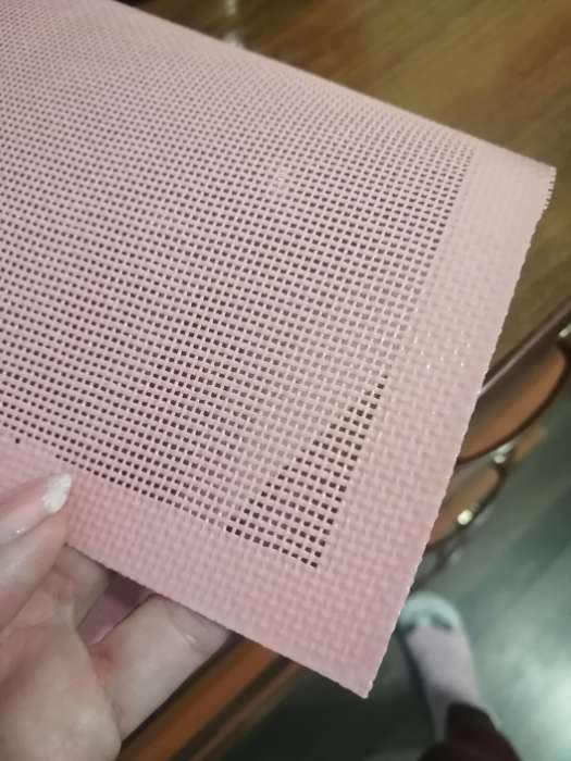 Фотография покупателя товара Армированный коврик Доляна «Амато», силикон, 42×29,6 см, цвет розовый - Фото 17