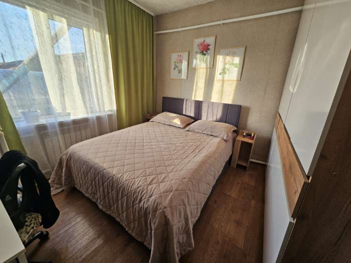 Фотография покупателя товара Кровать двуспальная «Лана», с мягким изголовьем, с подъёмным механизмом, 1600×2000 мм, велюр, цвет графит - Фото 1