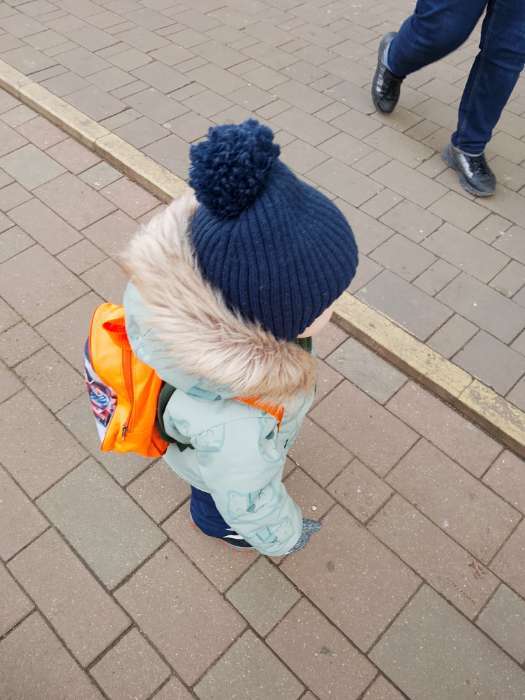 Фотография покупателя товара Рюкзак детский «Выбражулька», на молнии, размер 21×9×23 см, оранжевый/белый - Фото 2