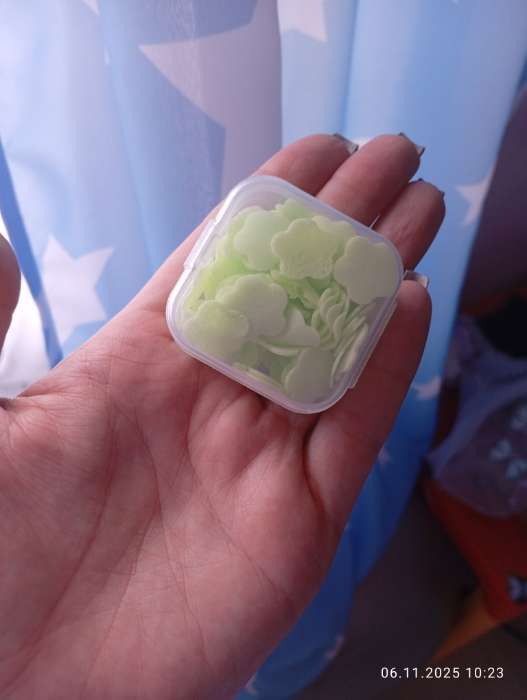 Фотография покупателя товара Мыло листовое, в пластинах, 72 (± 2) шт., в футляре, розовое - Фото 1