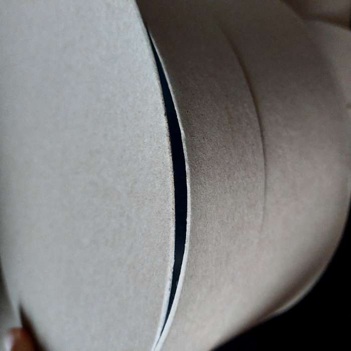 Фотография покупателя товара Коробка подарочная круглая, шляпная, крафт, 25×12 см - Фото 3