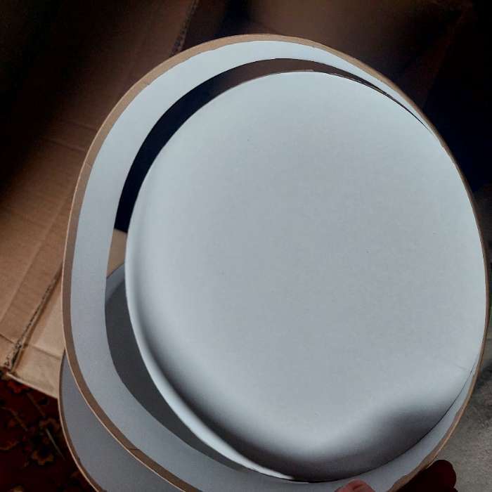 Фотография покупателя товара Коробка подарочная круглая, шляпная, крафт, 25×12 см - Фото 7