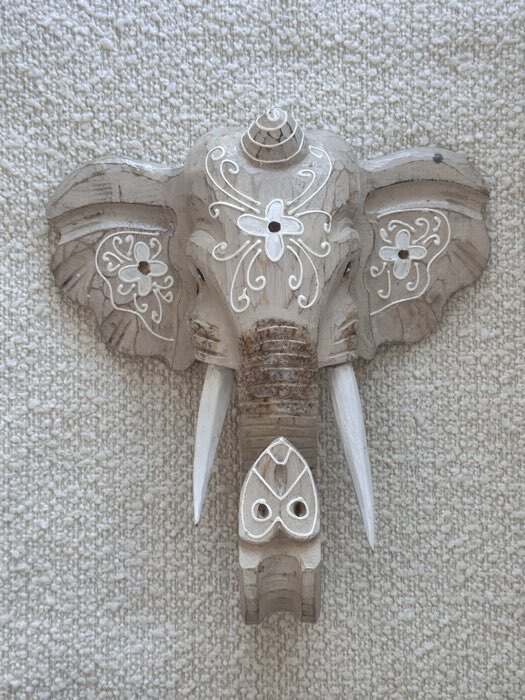 Фотография покупателя товара Сувенир дерево "Голова слона" 28х26х10,5 см - Фото 1