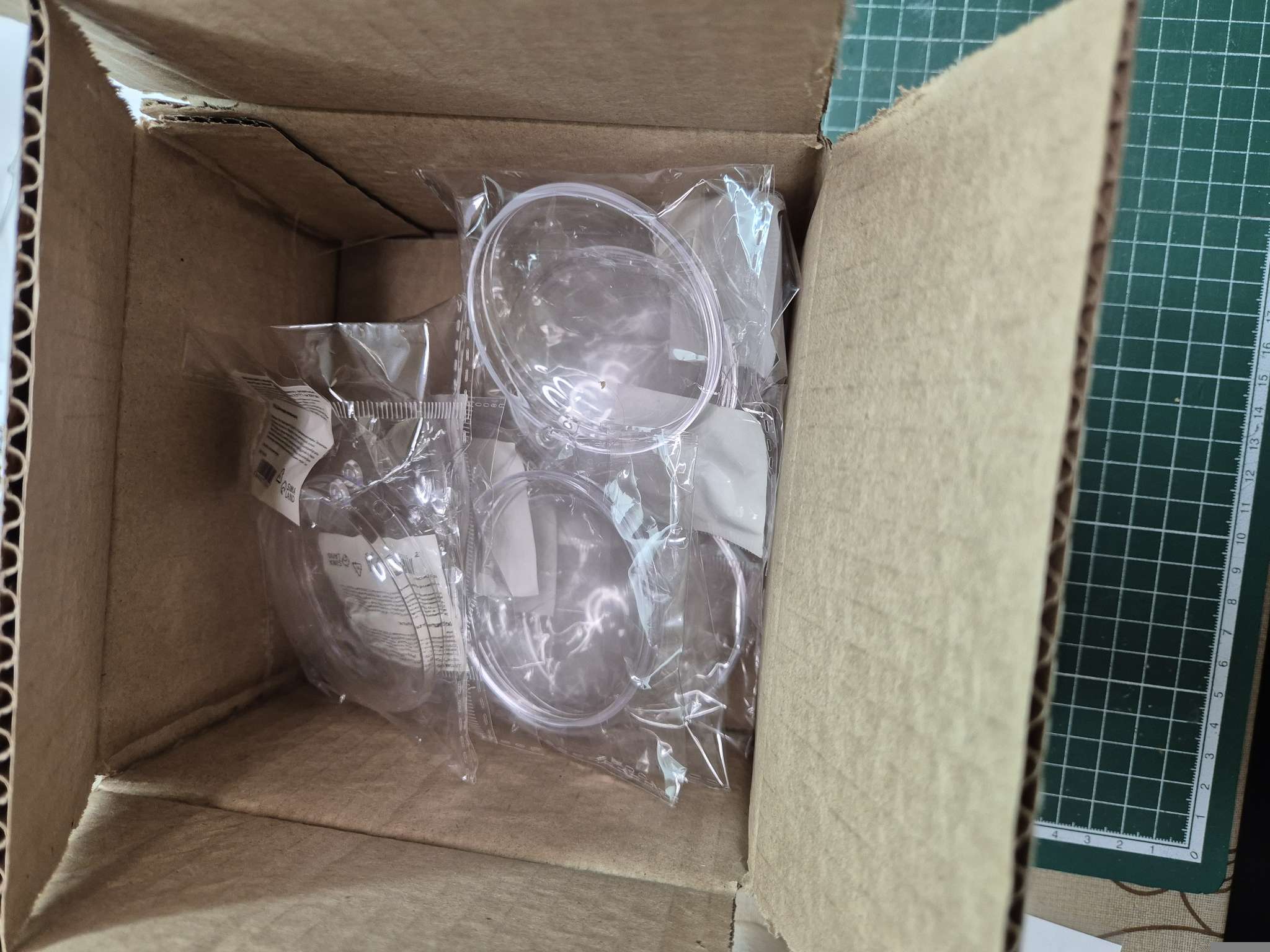 Фотография покупателя товара Ёлочный шар заготовка, раздельные части «Круг плоский», размер собранного 2.5×7×7 см - Фото 1