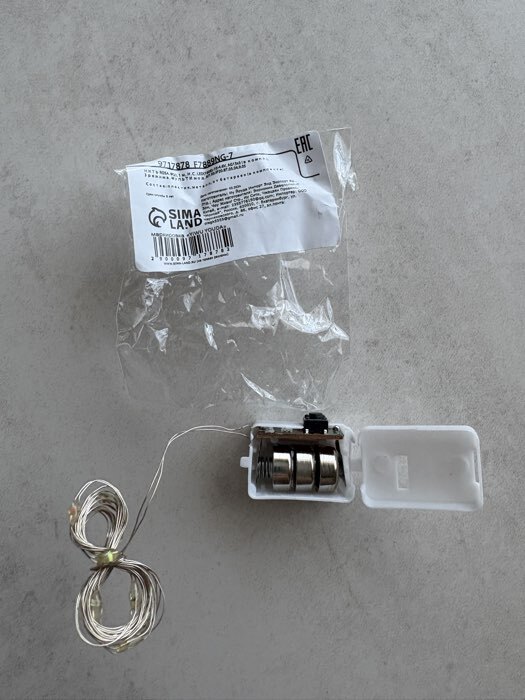 Фотография покупателя товара Гирлянда «Нить» 1 м роса, IP20, серебристая нить, 10 LED, 3 режима, батарейки AG13×3 (в комплекте), свечение мульти - Фото 72