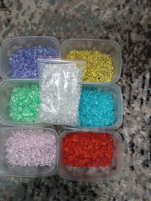 Фотография покупателя товара Светящийся декор «Камешки», МИКС, 300 г / 0.3 см - Фото 9