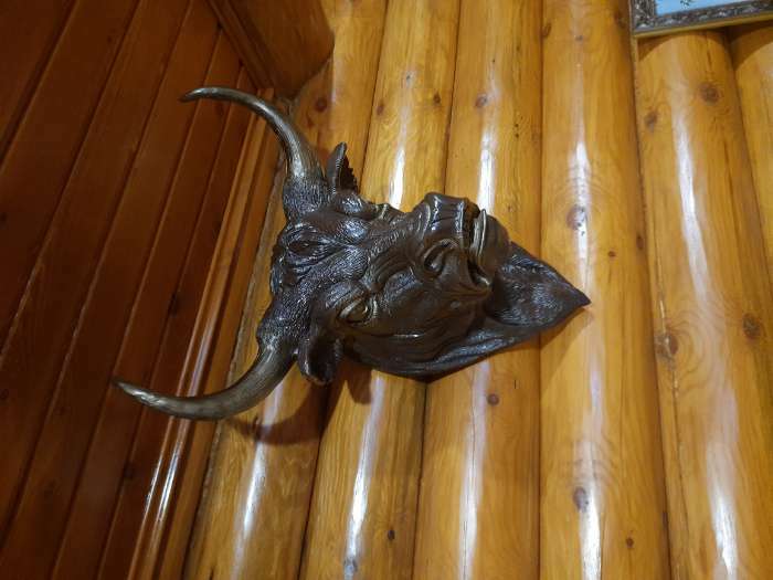 Фотография покупателя товара Подвесной декор "Голова быка" 30х54х60см - Фото 1