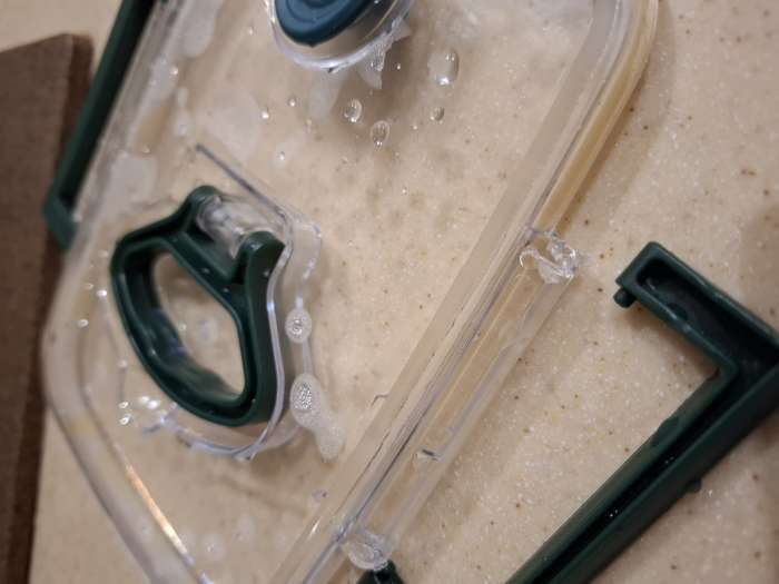 Фотография покупателя товара Ланч - бокс в школу, контейнер для еды «Антрима», 1.15 л, с ложкой, 18.5×14.5×7.7 см, пластик, зелёный - Фото 1