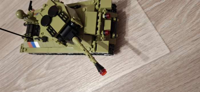 Фотография покупателя товара Конструктор «Танк Великой Победы», подвижные элементы, 463 детали - Фото 1