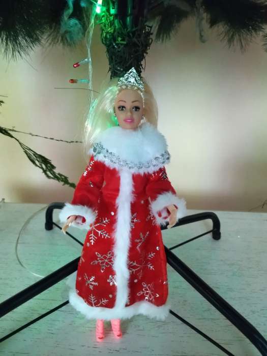 Фотография покупателя товара Кукла-снегурочка шарнирная «Верь в чудеса» - Фото 6