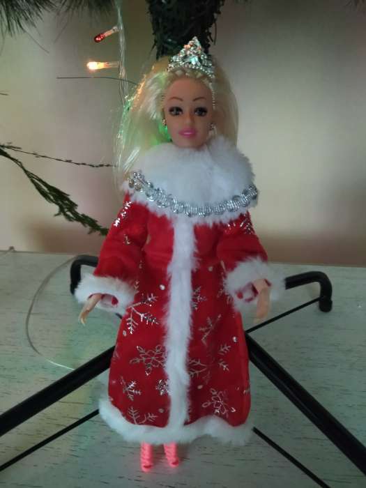 Фотография покупателя товара Кукла-снегурочка шарнирная «Верь в чудеса» - Фото 4
