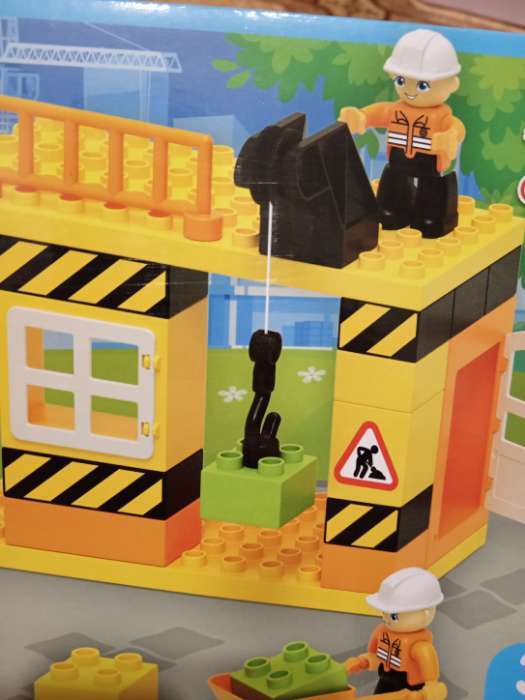 Фотография покупателя товара Конструктор «Пожарная станция», 61 деталь - Фото 3