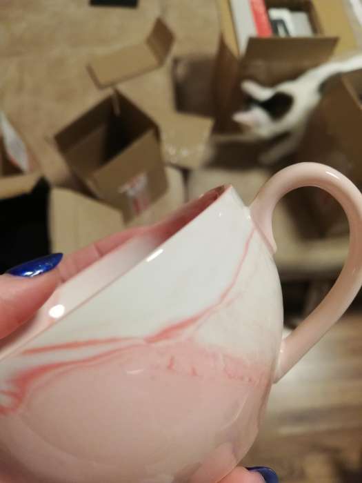 Фотография покупателя товара Подарочный набор керамический «Любимая мама»: кружка 120 мл, блюдце, цвет розовый - Фото 35