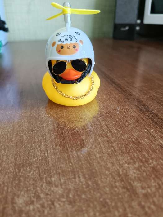 Фотография покупателя товара Утка с пропеллером, жёлтая, микс - Фото 1