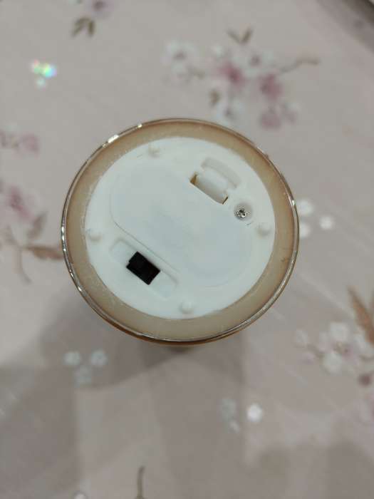 Фотография покупателя товара Светодиодная свеча «Серебристая», 12×5.5 см, от батареек AAx2, свечение тёплое белое - Фото 1