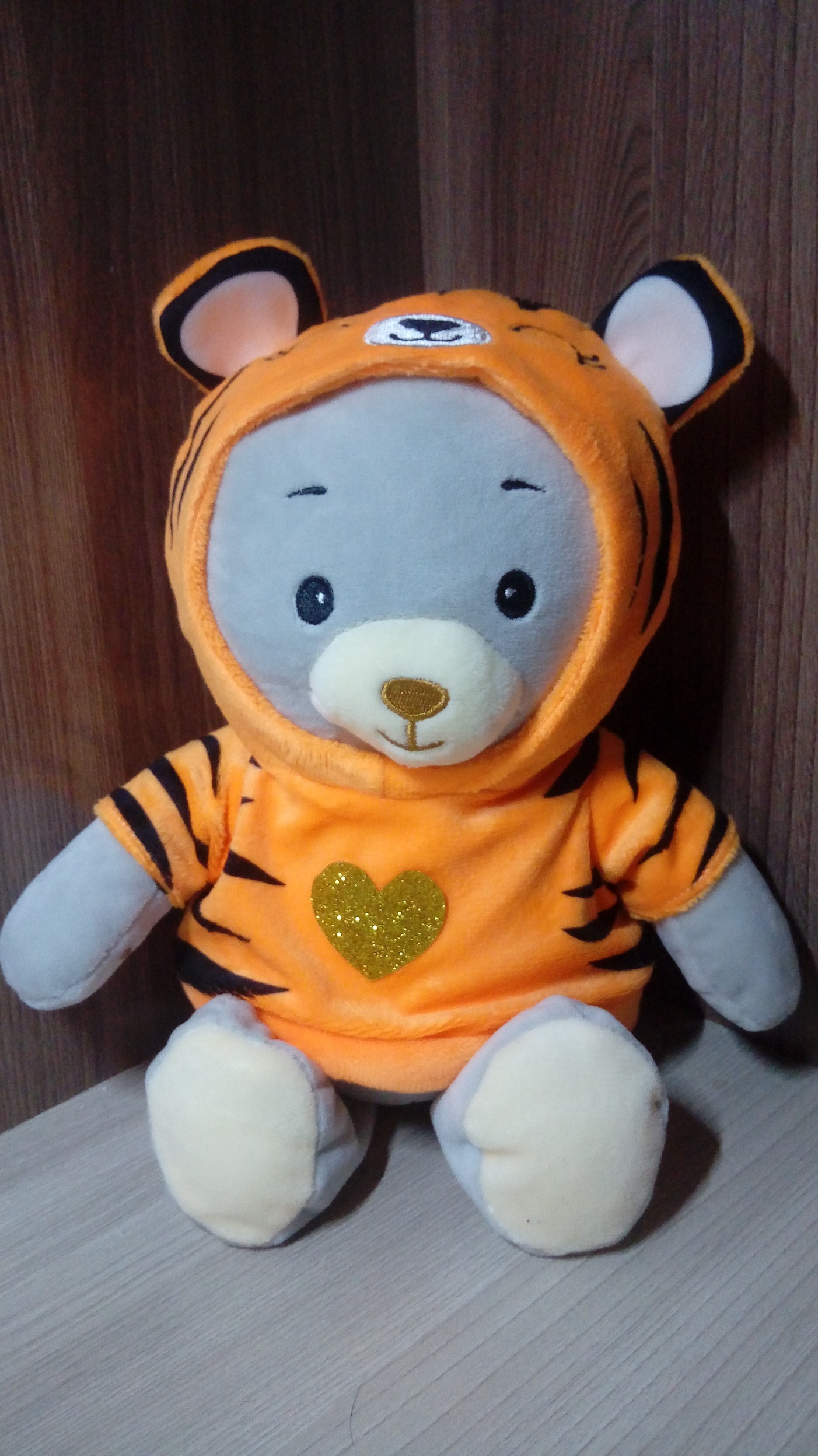 Фотография покупателя товара Мягкая игрушка «Мишка Лаппи» в костюме тигра - Фото 1