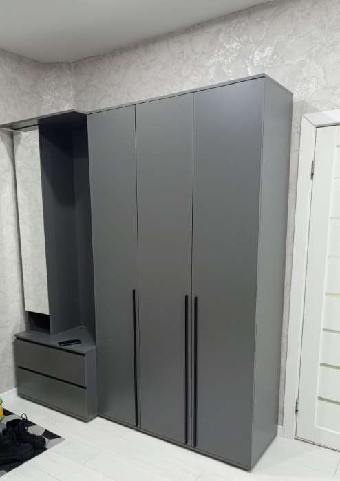 Фотография покупателя товара Прихожая «Норд», со шкафом, 2000×510×2236 мм, цвет кашемир - Фото 1