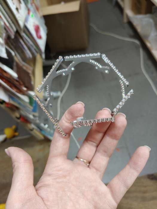 Фотография покупателя товара Корона на голову для девочки «Принцессы», на веревочке, 9×8.5 см, МИКС - Фото 4