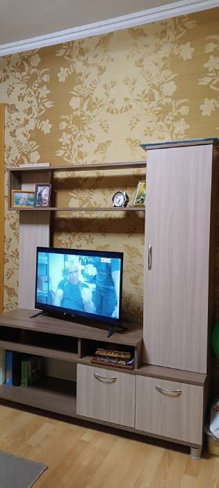 Фотография покупателя товара Мини - стенка в гостиную «Клик Мебель. Лира», 1600×1400×380 мм, цвет венге/дуб молочный - Фото 1