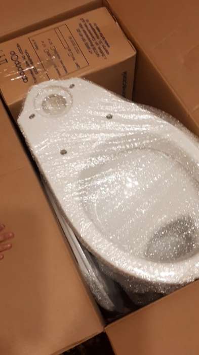 Фотография покупателя товара Унитаз компакт ЛЗСФ «Комфорт Стандарт», нижняя подводка, сиденье, кнопка - Фото 1