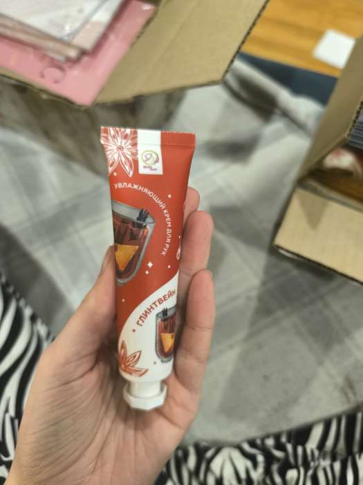 Фотография покупателя товара Новогодний крем для рук «Глинтвейн» - Фото 2