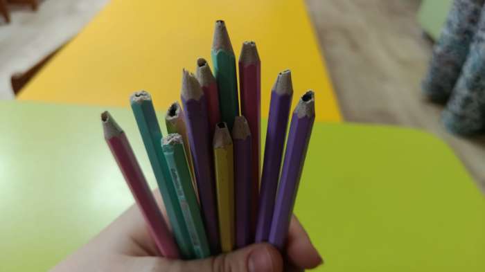 Фотография покупателя товара Набор карандашей чернографитных 12 штук, Calligrata Pastel, заточенный, пластик, шестигранный, МИКС - Фото 4