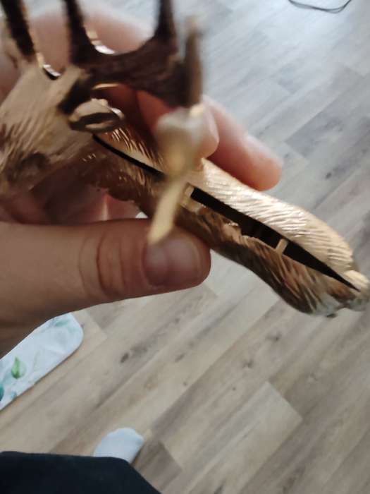 Фотография покупателя товара Ёлочные игрушки 2 шт. «Зимнее волшебство. Благородный олень» пластик, 8×15 см, золото - Фото 101