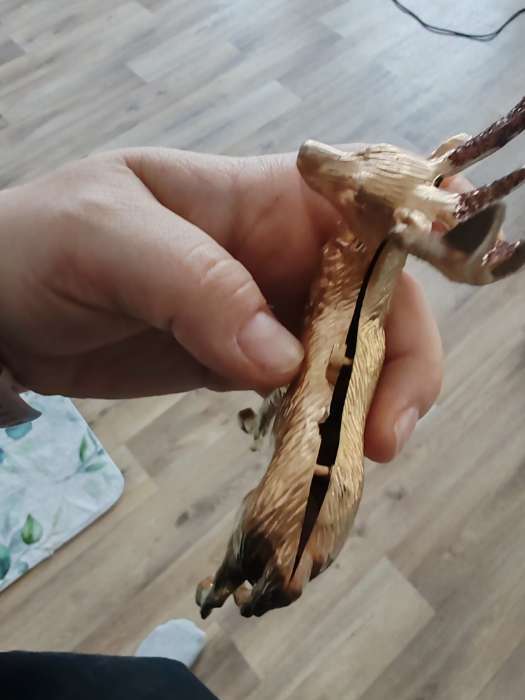 Фотография покупателя товара Ёлочные игрушки 2 шт. «Зимнее волшебство. Благородный олень» пластик, 8×15 см, золото - Фото 100