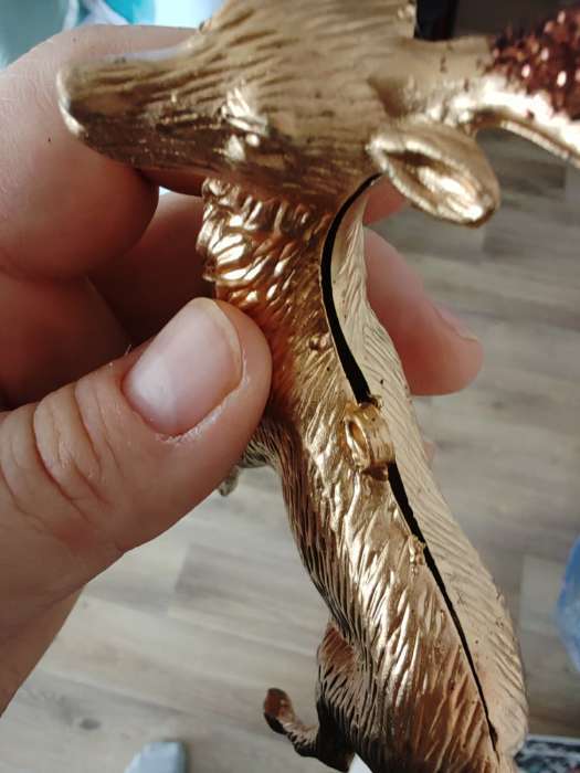 Фотография покупателя товара Ёлочные игрушки 2 шт. «Зимнее волшебство. Благородный олень» пластик, 8×15 см, золото - Фото 102