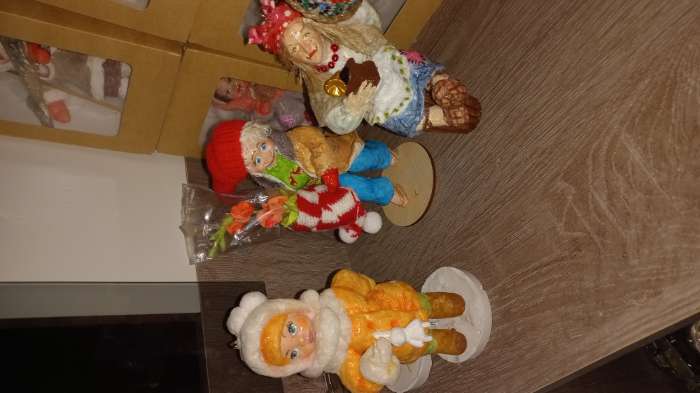 Фотография покупателя товара Шарфик для игрушек вязаный «Зимний вечер», набор 5 шт., размер 1 шт. — 27×2 см - Фото 3