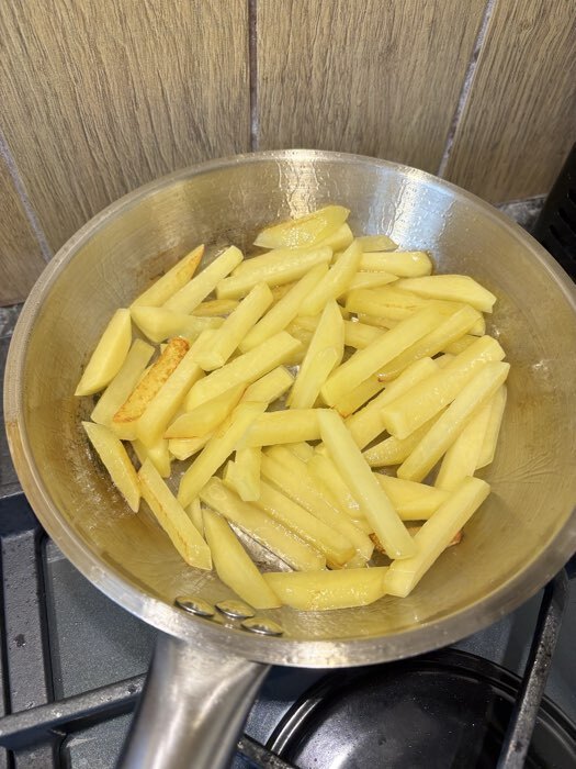 Фотография покупателя товара Сковорода Hanna Knövell, d=30 см, h=5.5 см, нержавеющая сталь, толщина стенки 0.6 мм, длина ручки 24.5 см, индукция - Фото 4