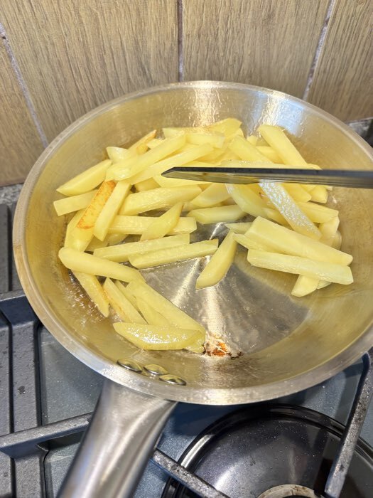 Фотография покупателя товара Сковорода Hanna Knövell, d=30 см, h=5.5 см, нержавеющая сталь, толщина стенки 0.6 мм, длина ручки 24.5 см, индукция - Фото 5