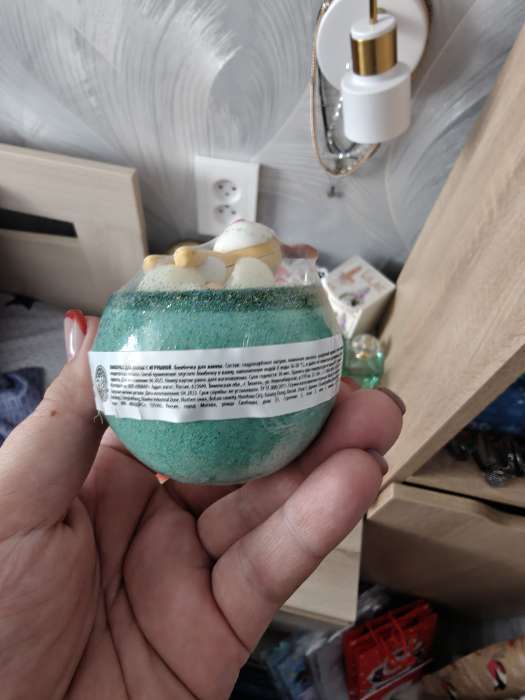 Фотография покупателя товара Бомбочка с игрушкой URAL LAB, 140 г, МИКС - Фото 2