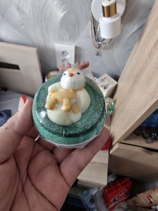 Фотография покупателя товара Бомбочка с игрушкой URAL LAB, 140 г, МИКС - Фото 3