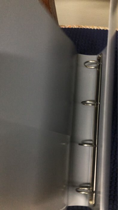 Фотография покупателя товара Папка на 4 кольцах А4, Calligrata, 40 мм, 700 мкм, внутренний карман, карман на корешок, серая - Фото 2