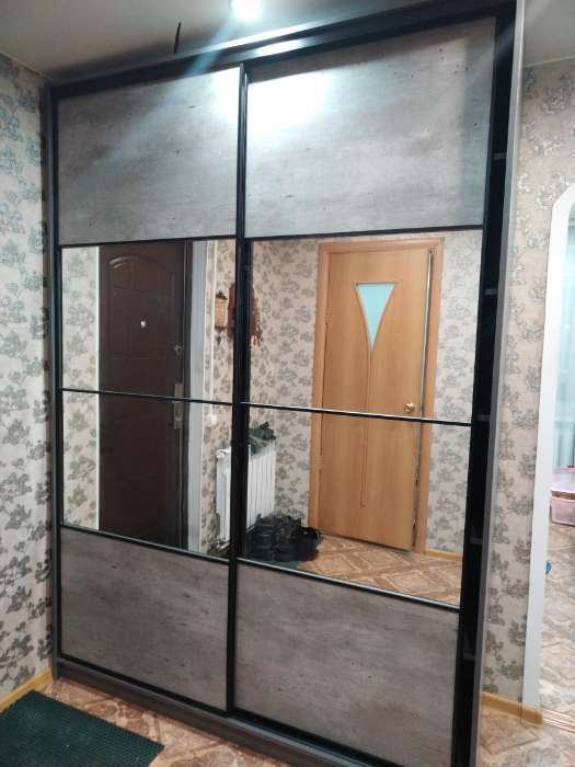 Фотография покупателя товара Шкаф - купе Max-МШ-23-6-16-77, с зеркалом, 1600×600×2300 мм, цвет графит/метрополитан грей - Фото 1