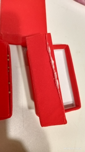 Фотография покупателя товара Коробочка подарочная под набор «Бархат», 5×8, цвет красный - Фото 6