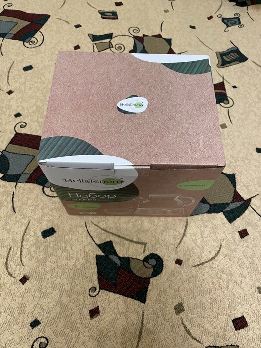 Фотография покупателя товара Чайный набор Bella Tenero «Эко», 6 предметов: чайник 900 мл, подставка, 4 пиалы 130 мл, стекло, прозрачный - Фото 12