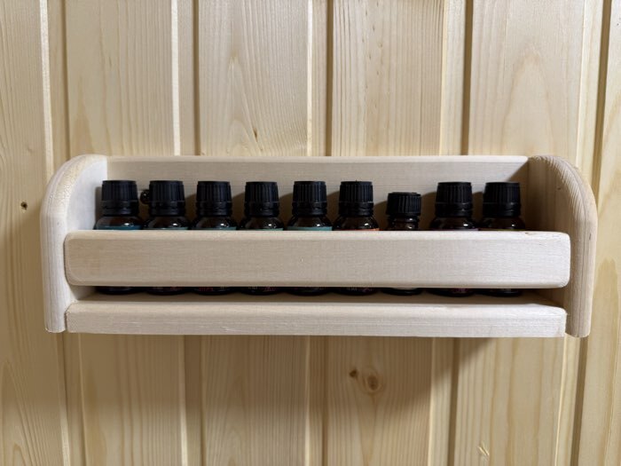 Фотография покупателя товара Полка для бани и сауны, 30×11 см, липа, «Добропаровъ» - Фото 3