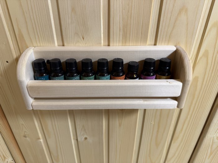 Фотография покупателя товара Полка для бани и сауны, 30×11 см, липа, «Добропаровъ» - Фото 4