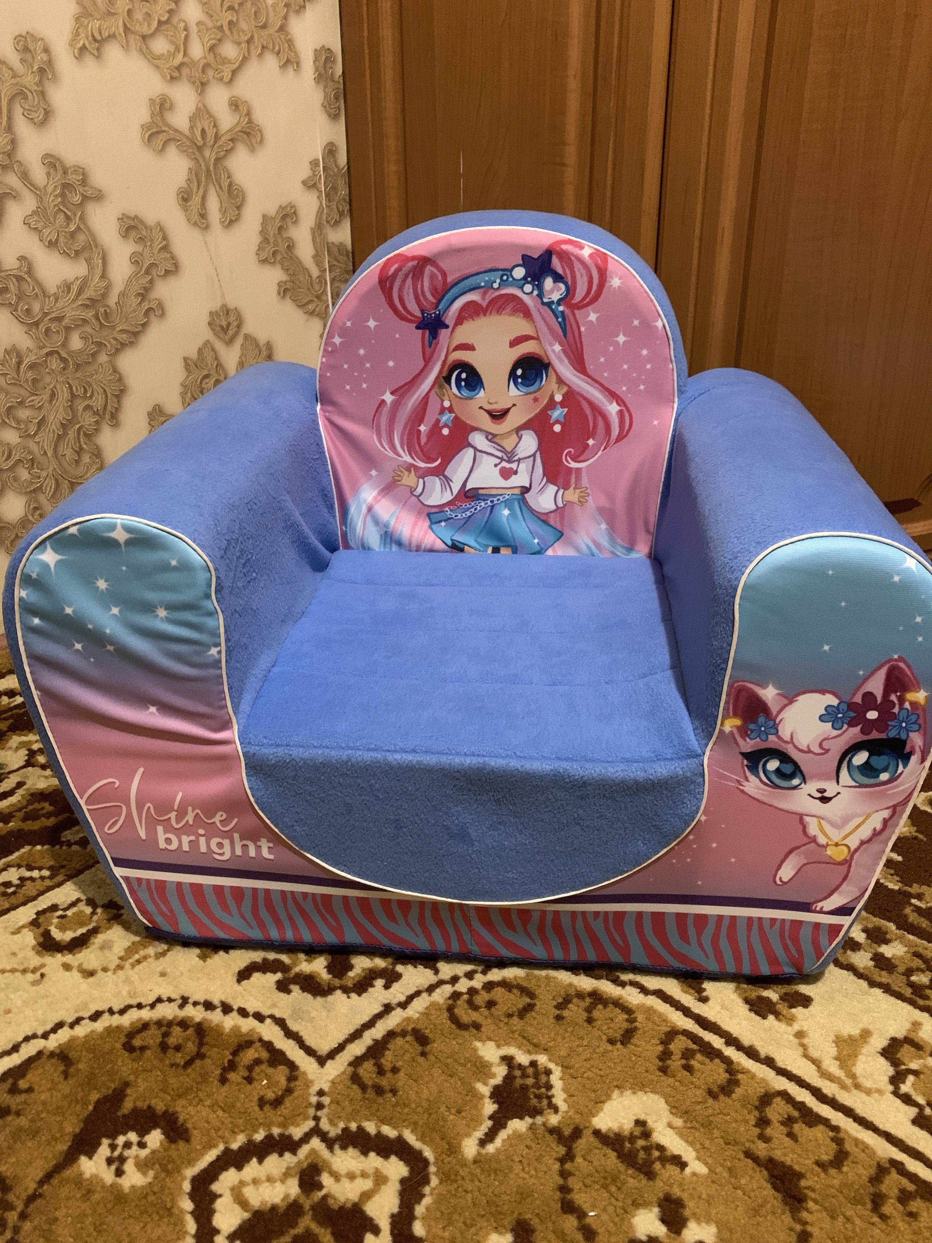 Фотография покупателя товара Мягкая игрушка-кресло Shine bright, МИКС