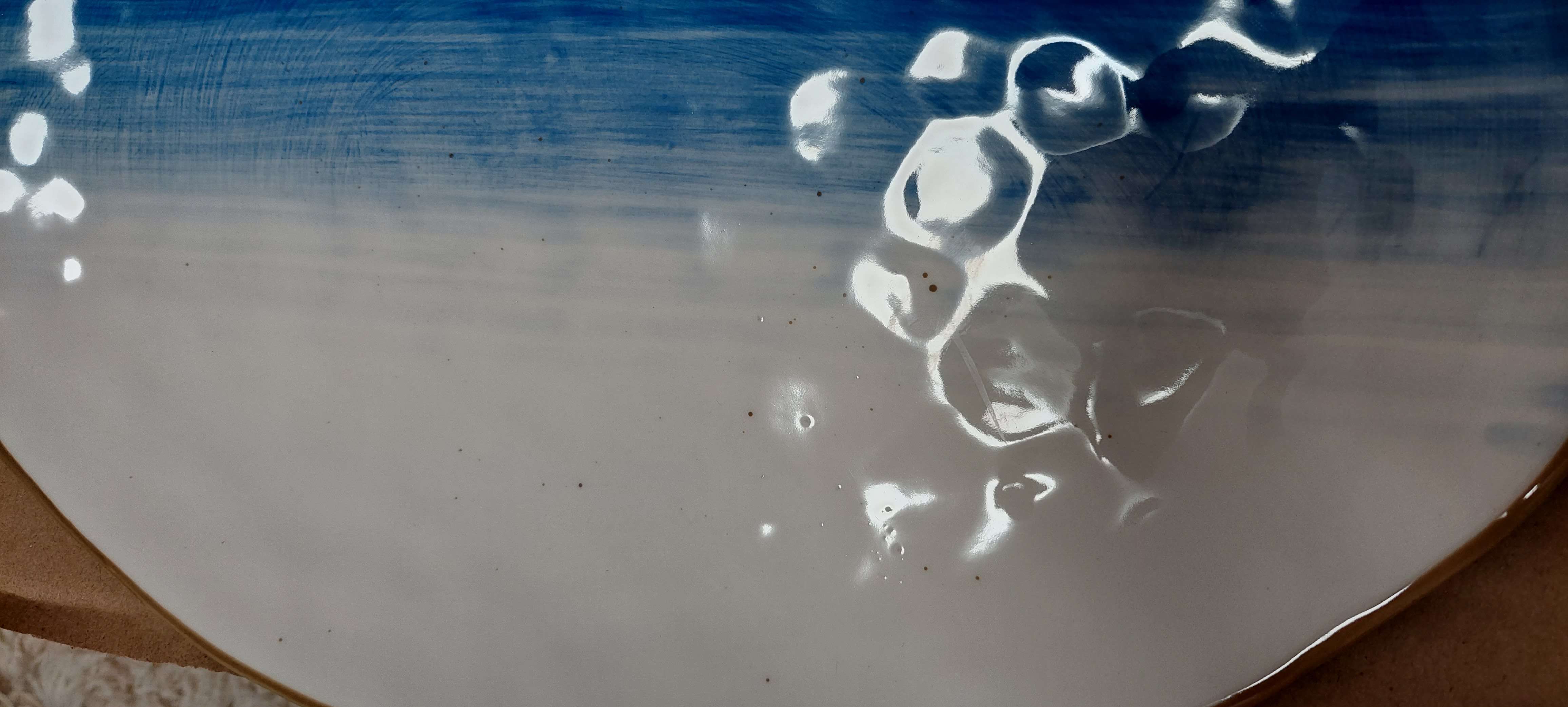 Фотография покупателя товара Блюдо фарфоровое Доляна «Космос», 30,8×21,7×3,3 см, цвет синий - Фото 12