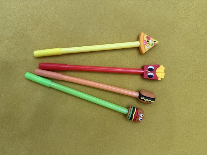 Фотография покупателя товара Ручка-прикол Calligrata «Фастфуд», чёрный стержень, гелевая, МИКС - Фото 1