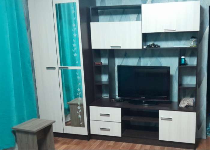 Фотография покупателя товара Стенка для гостиной «МАРТА», 2700×500×2100 мм, цвет ясень шимо светлый/ясень шимо тёмный - Фото 1