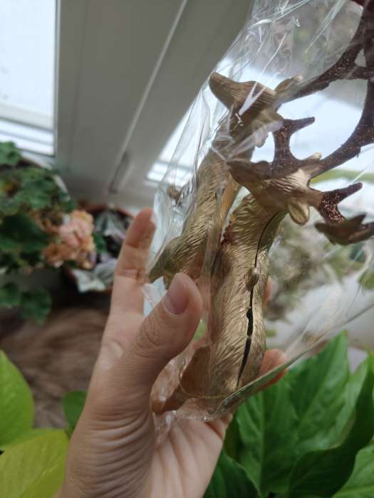 Фотография покупателя товара Ёлочные игрушки 2 шт. «Зимнее волшебство. Благородный олень» пластик, 8×15 см, золото - Фото 93