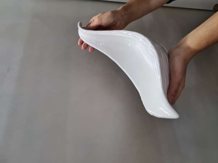 Фотография покупателя товара Салатник фарфоровый Magistro «Бланш», 38×15,5 см, цвет белый
