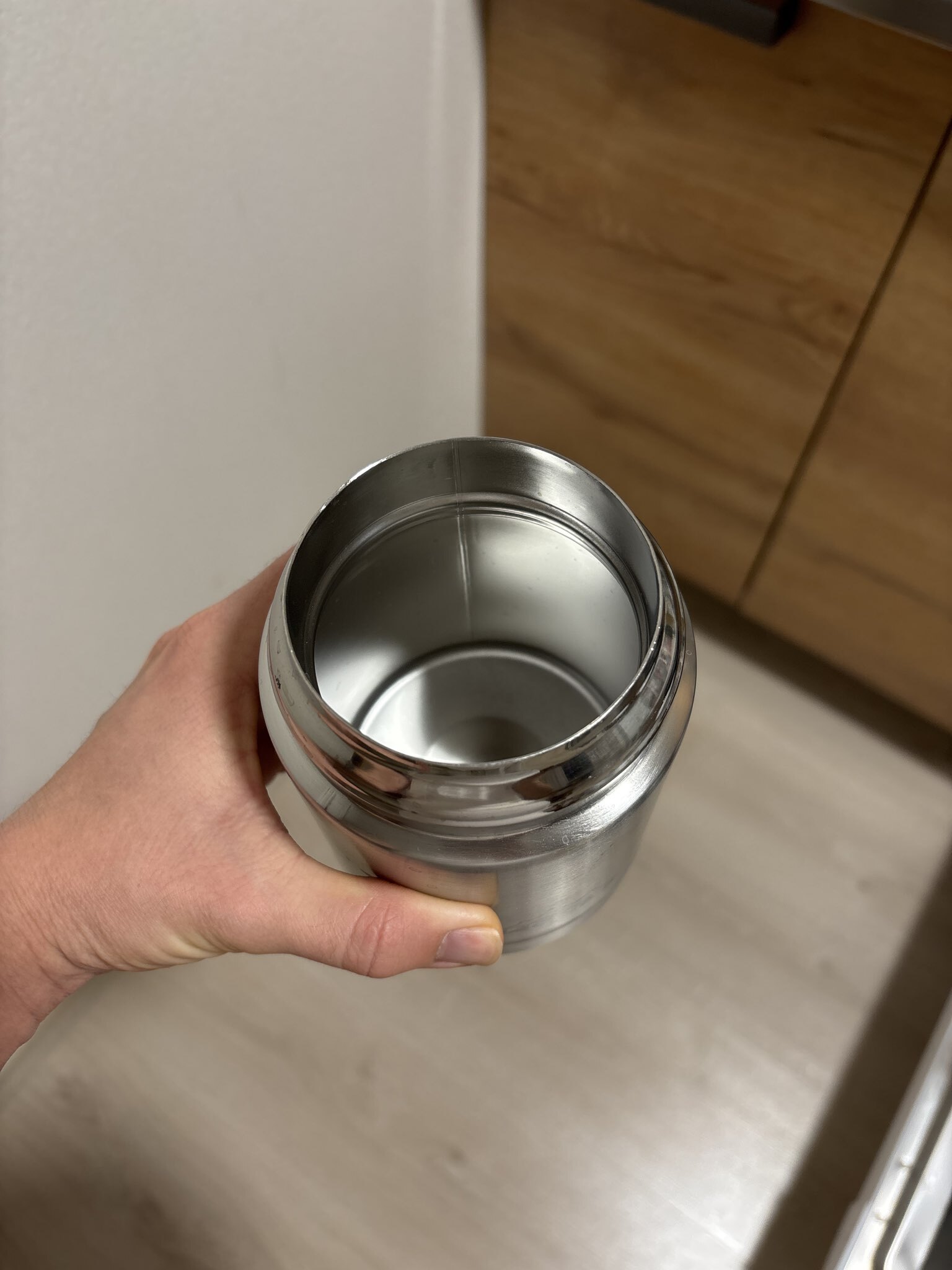 Фотография покупателя товара Термос для еды Мастер К, 450 мл, 9×13.3 см, с широким горлом, нержавеющая сталь, серебристый - Фото 1