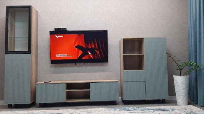 Фотография покупателя товара Шкаф прямой «Олива ШК – 16», 902×374×1358 мм, цвет дуб каньон/шарли бриз MF11 - Фото 1