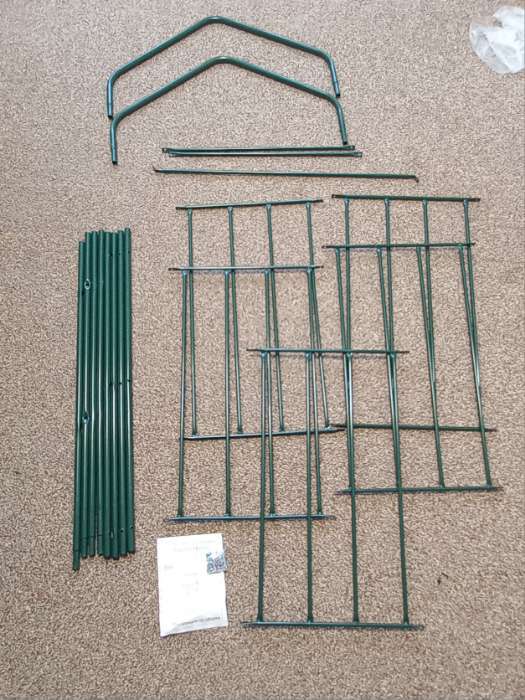 Фотография покупателя товара Стеллаж для рассады, 5 полок, 190×65×40 см, металлический каркас d=16 мм, без чехла, разборный - Фото 6